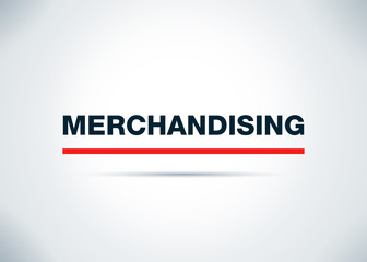Merchandising Abstract Flat Background Design Illustration