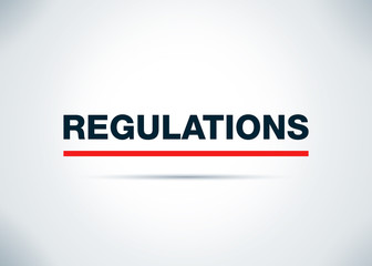 Regulations Abstract Flat Background Design Illustration