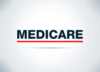 Medicare Abstract Flat Background Design Illustration