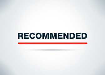 Recommended Abstract Flat Background Design Illustration