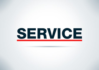 Service Abstract Flat Background Design Illustration