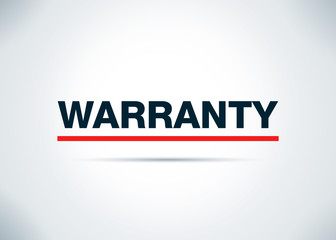 Warranty Abstract Flat Background Design Illustration