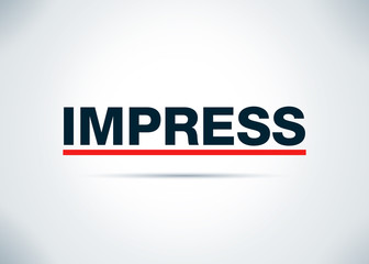 Impress Abstract Flat Background Design Illustration