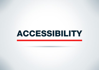 Accessibility Abstract Flat Background Design Illustration