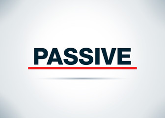 Obraz premium Passive Abstract Flat Background Design Illustration