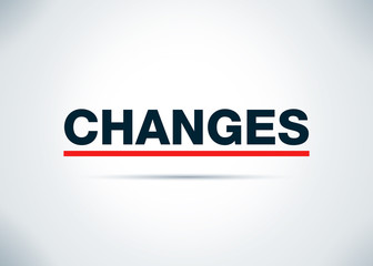Changes Abstract Flat Background Design Illustration