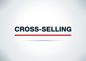 Cross-selling Abstract Flat Background Design Illustration