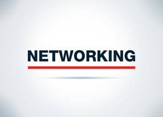 Networking Abstract Flat Background Design Illustration