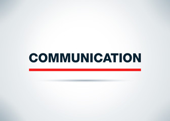Communication Abstract Flat Background Design Illustration