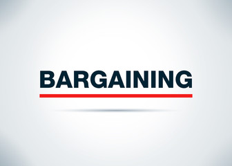 Bargaining Abstract Flat Background Design Illustration
