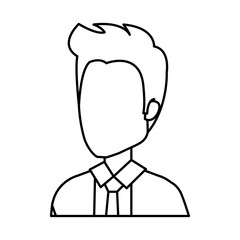 elegant businessman avatar character