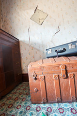 Abandoned house interior