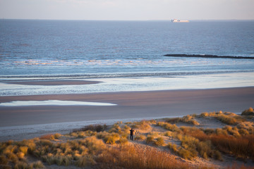 View to the beach, Knokke Heist, Belgium