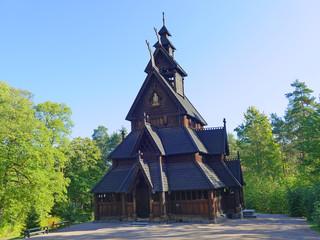 Gol Stave Church, Norsk folkemuseum, Norwegian Museum of Cultural History, Bygdoy, Oslo, Norway