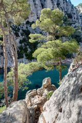La calanque de EN-VAU pres de Cassis et Marseille