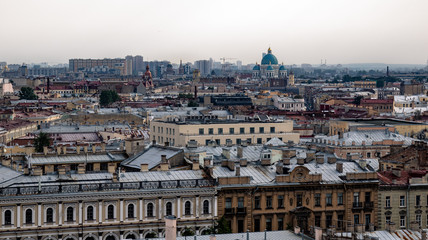 Fototapeta na wymiar panoramic view of Saint Petersburg 