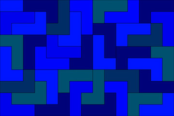 Blue shaded maze background