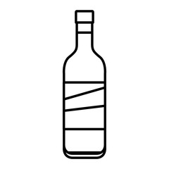 soy sauce bottle isolated icon