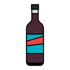 soy sauce bottle isolated icon