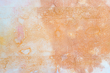 watercolor abstract background of painted paper with texture