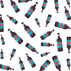 soy sauce bottles pattern