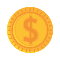 coin money isolated icon