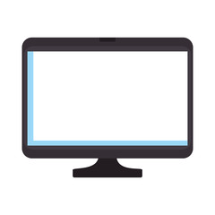 computer monitor isolated icon