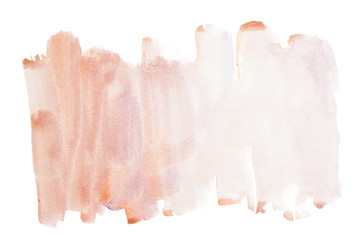 light brown paint stain with brush strokes texture for design