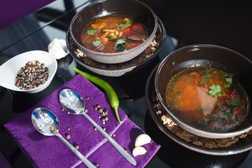 soup with vegetables