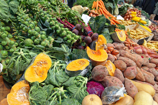 Organic Vegetables at Market