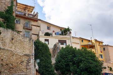 Fototapeta na wymiar Traditional Mediterranean houses of old village
