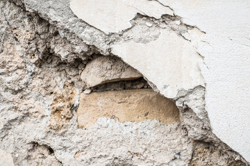 Schäden an einer Wand