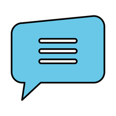 speech bubble message icon