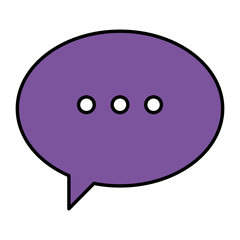 speech bubble message icon