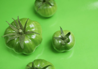 Green Tomatoes Flatlay
