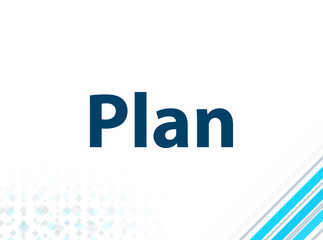 Plan Modern Flat Design Blue Abstract Background