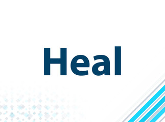 Heal Modern Flat Design Blue Abstract Background