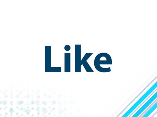 Like Modern Flat Design Blue Abstract Background