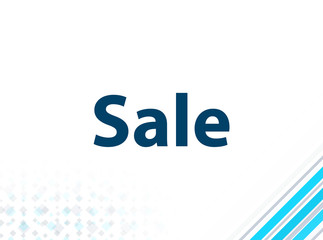 Sale Modern Flat Design Blue Abstract Background
