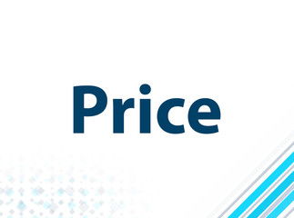 Price Modern Flat Design Blue Abstract Background