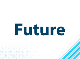 Future Modern Flat Design Blue Abstract Background