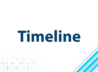 Timeline Modern Flat Design Blue Abstract Background