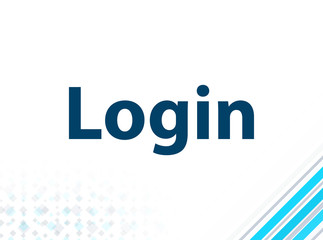 Login Modern Flat Design Blue Abstract Background