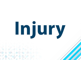 Injury Modern Flat Design Blue Abstract Background