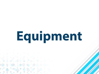 Equipment Modern Flat Design Blue Abstract Background