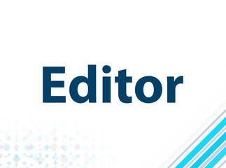 Editor Modern Flat Design Blue Abstract Background