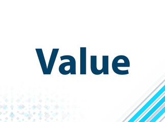 Value Modern Flat Design Blue Abstract Background