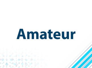 Amateur Modern Flat Design Blue Abstract Background