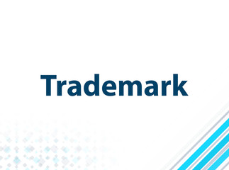 Trademark Modern Flat Design Blue Abstract Background