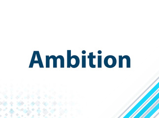 Ambition Modern Flat Design Blue Abstract Background